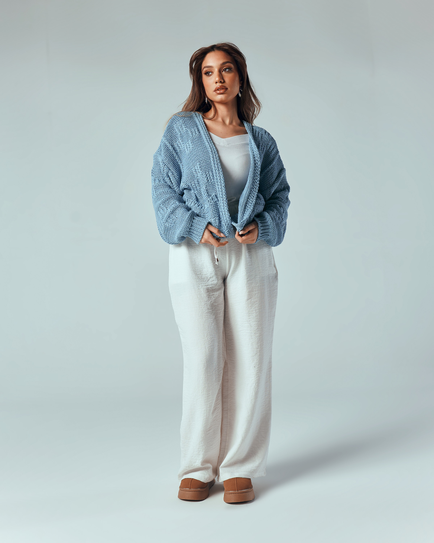 Sky Knit Pocket Cardigan