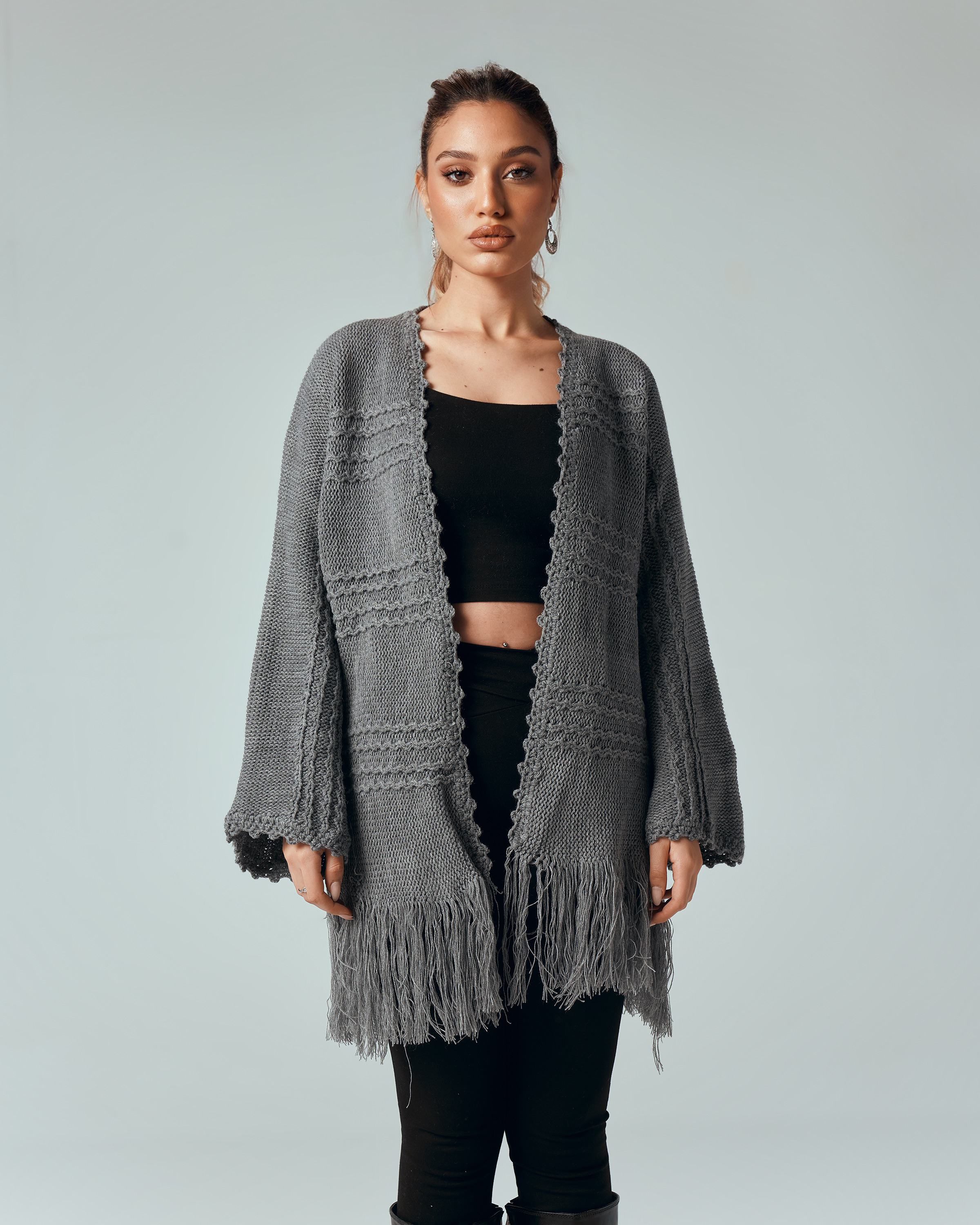 Aria Fringe Cardigan – Loomer