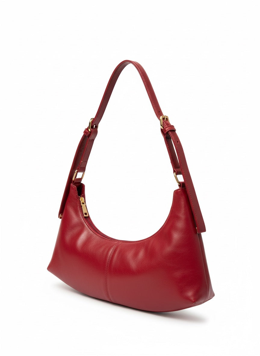 The Willow Shoulder Bag - Red