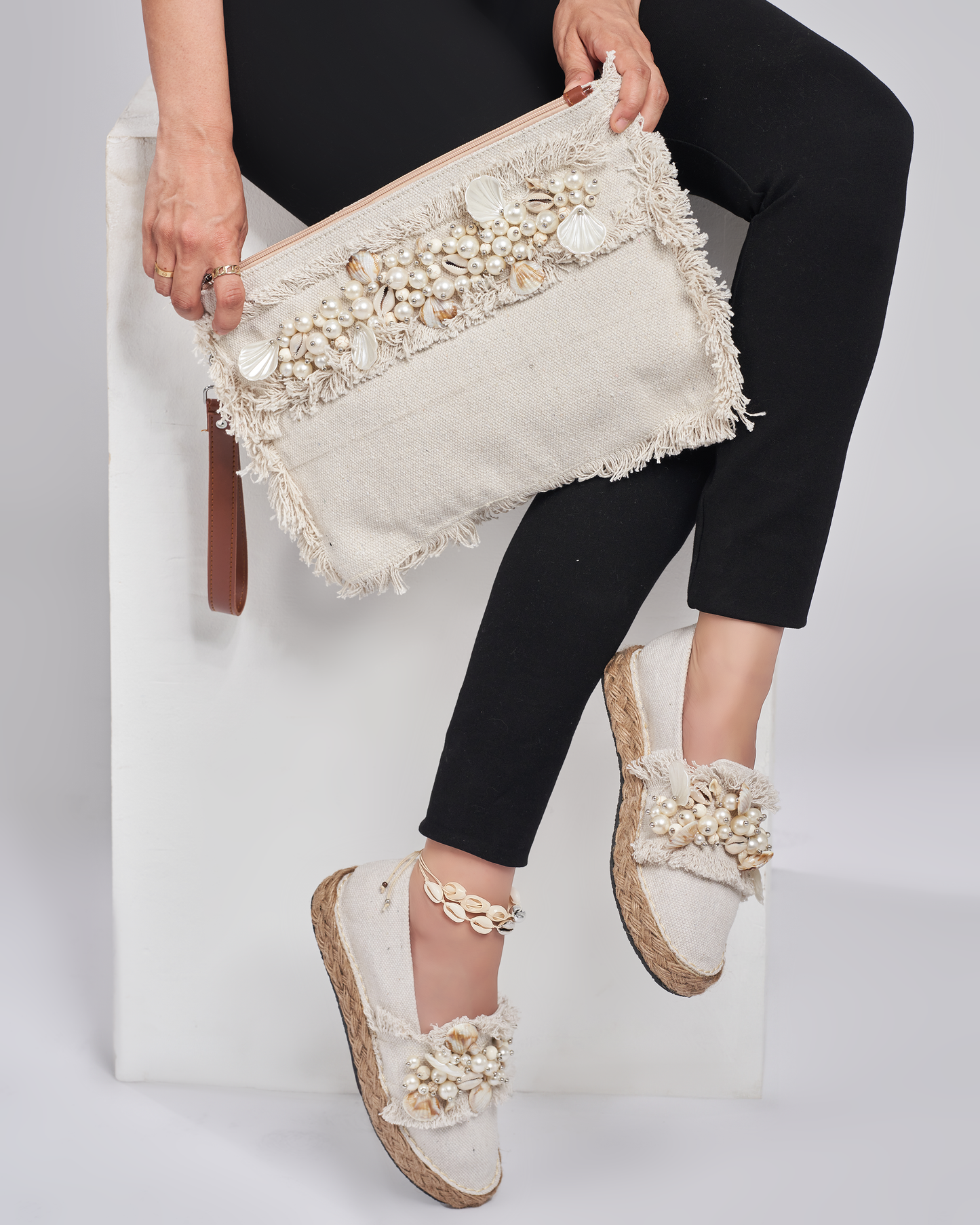 Coral way espadrilles- cream