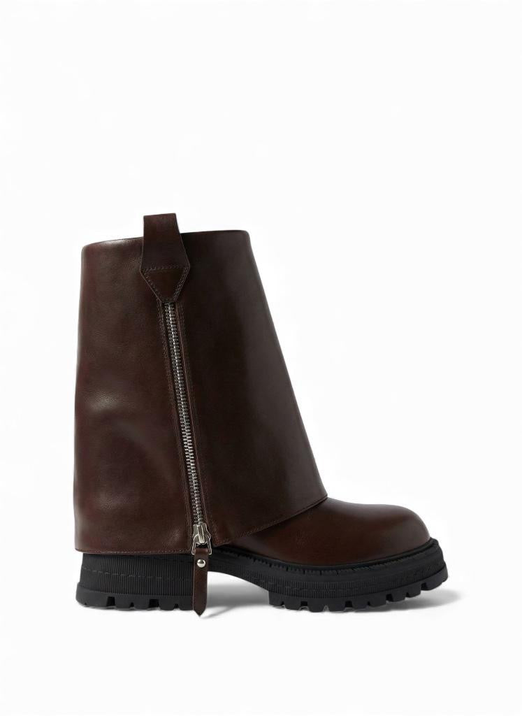 The Gaiter Boot - Brown