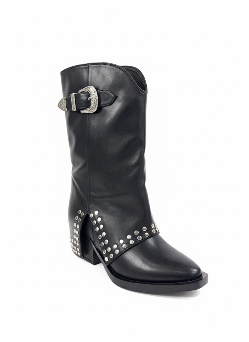 The Stud Boot - Black