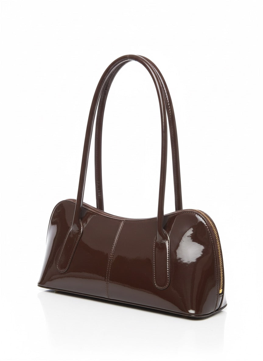 The Long Handle Bag - Brown