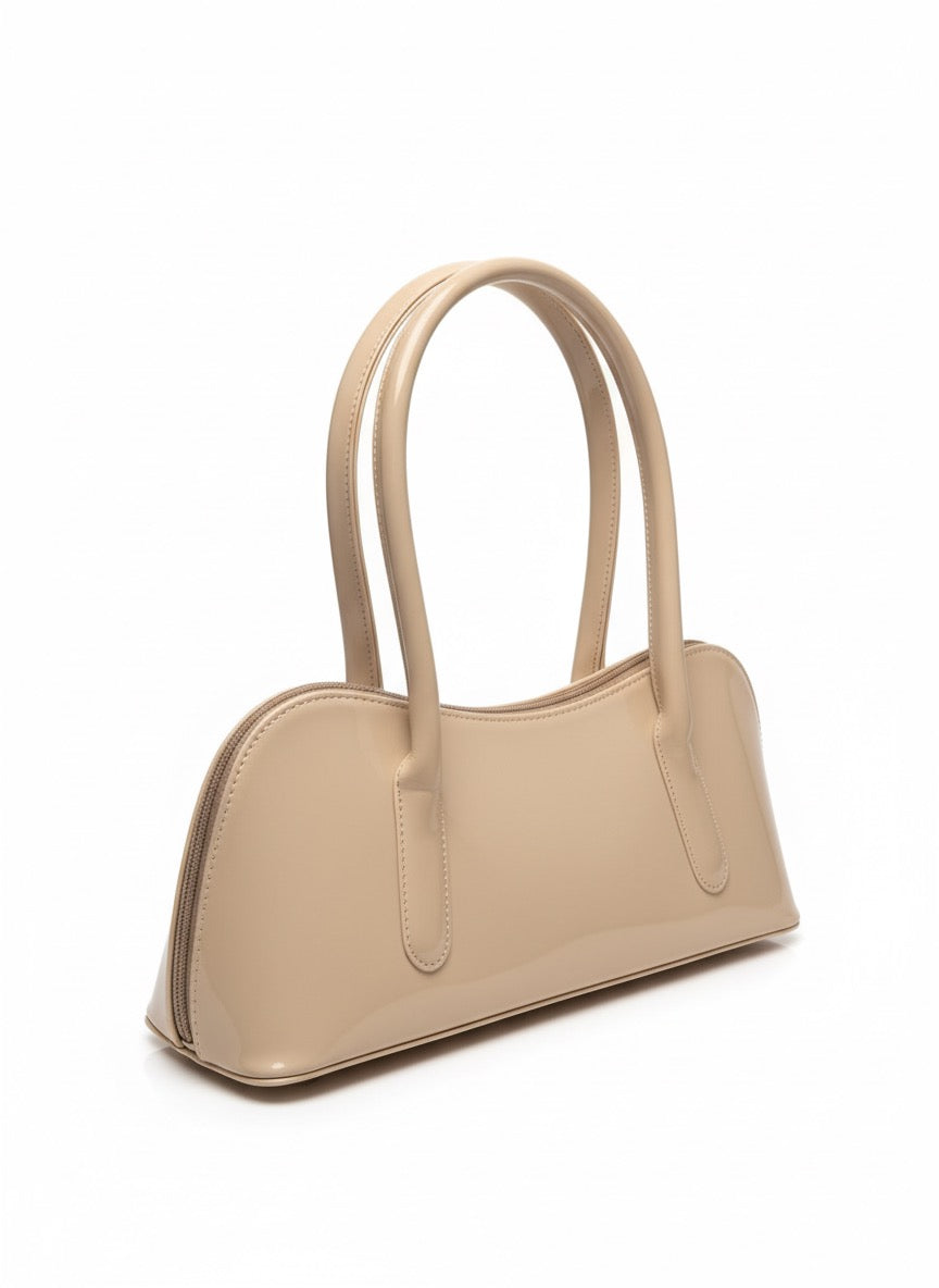 The Long Handle Bag - Beige