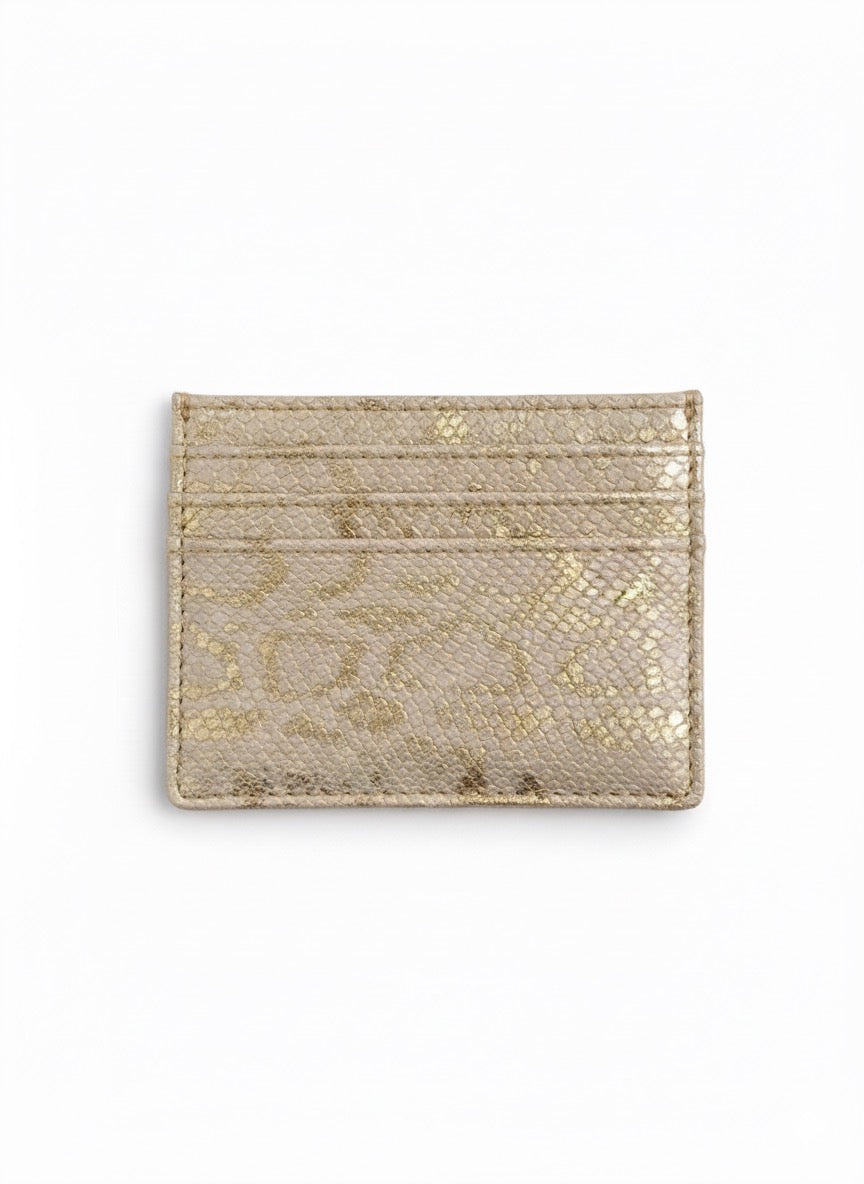 The Python Cardholder- Gold