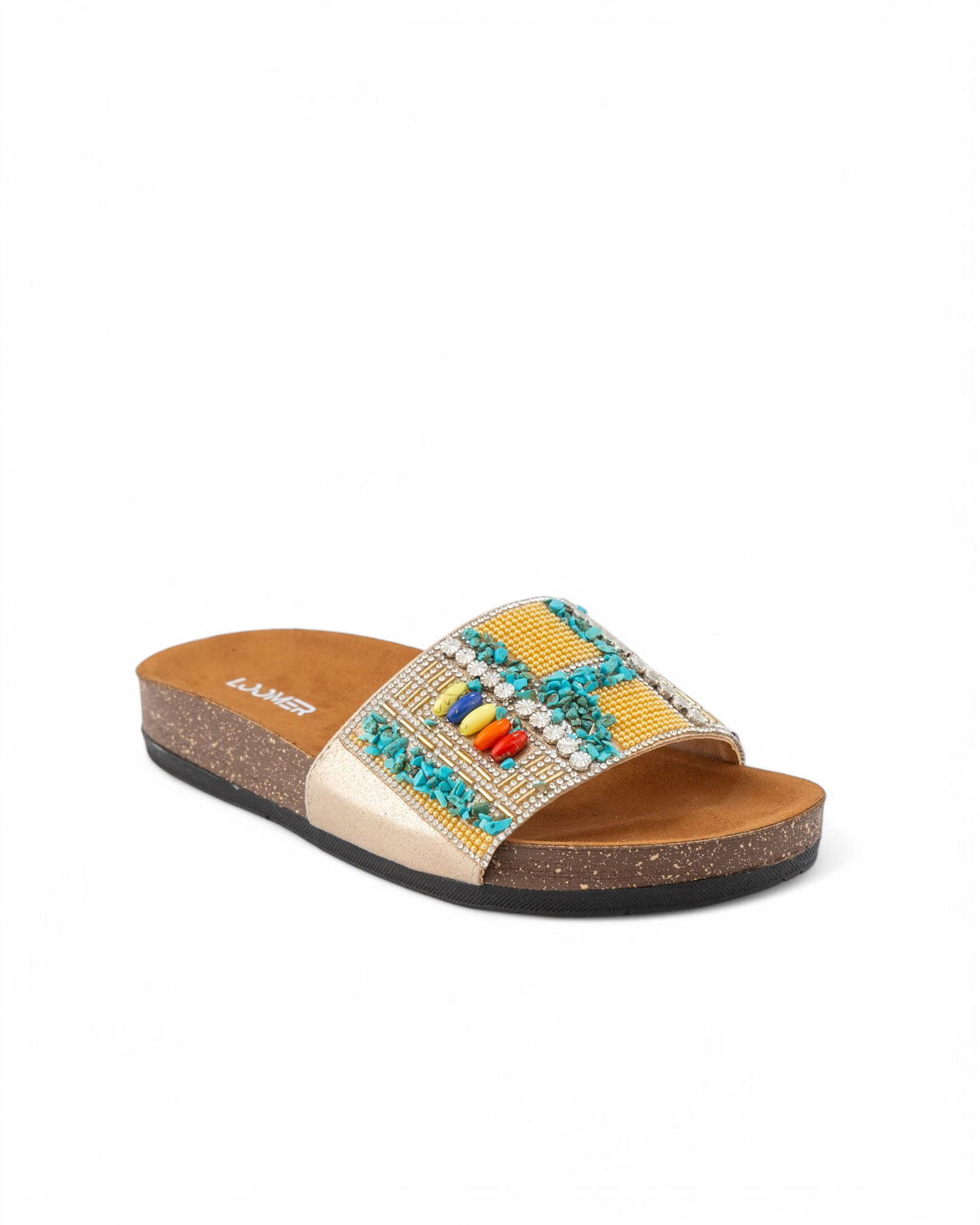 Beaded slides - Gold
