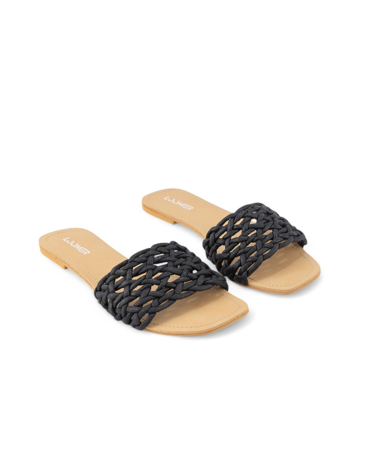 Braided Slides - Black
