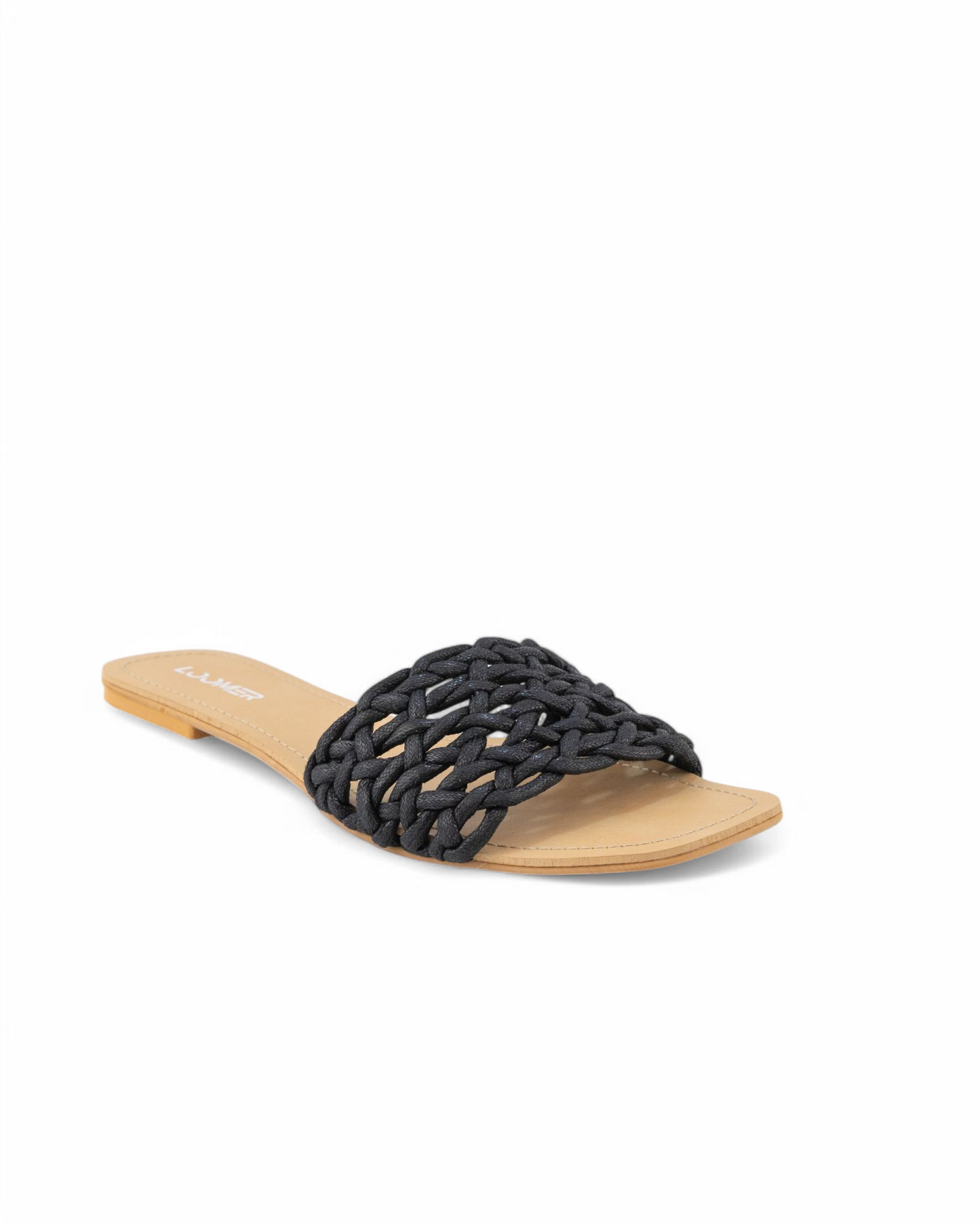 Braided Slides - Black