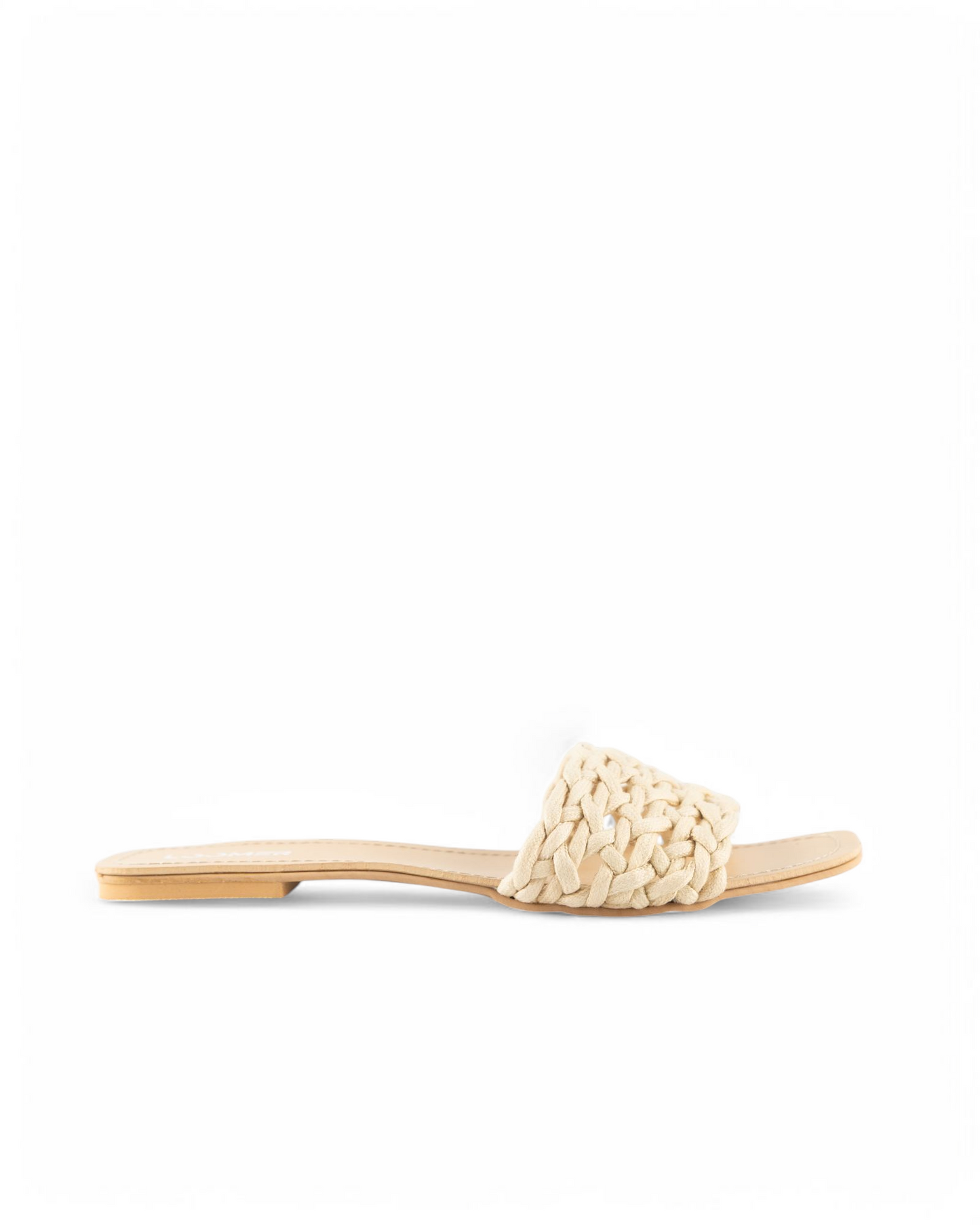 Braided slides- Beige