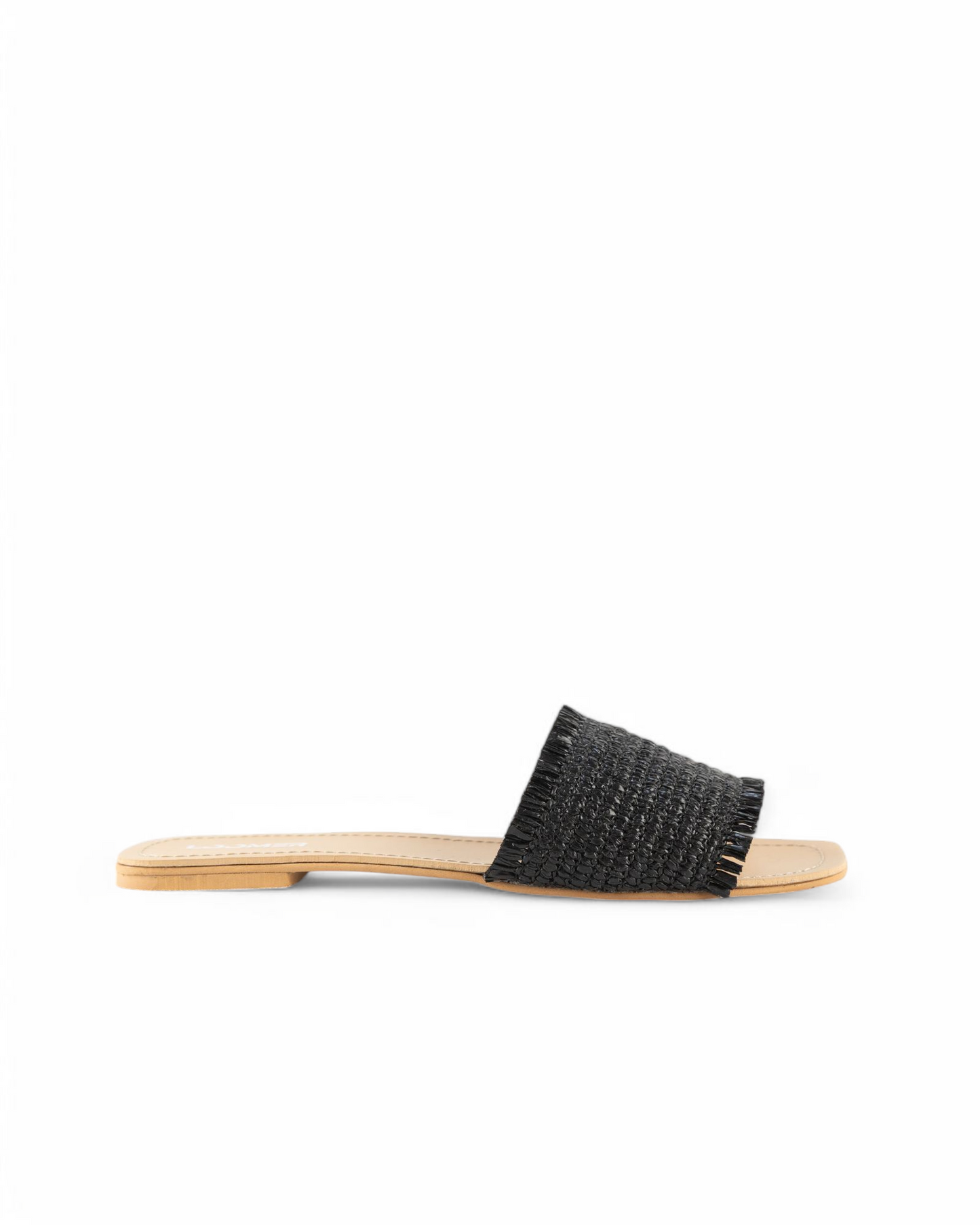 Raffia Slides - Black