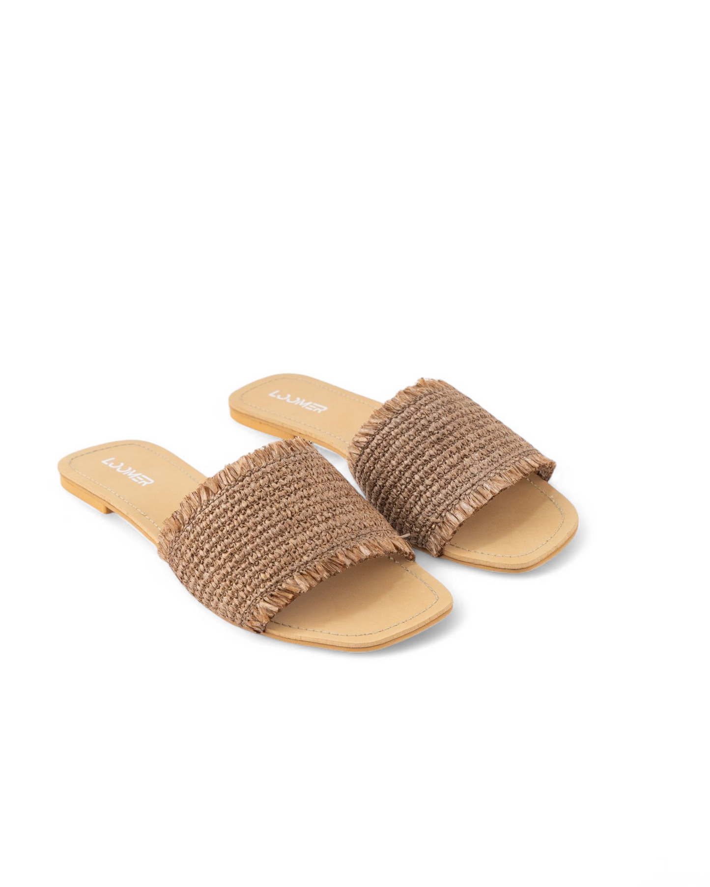 Raffia slides - Cafe