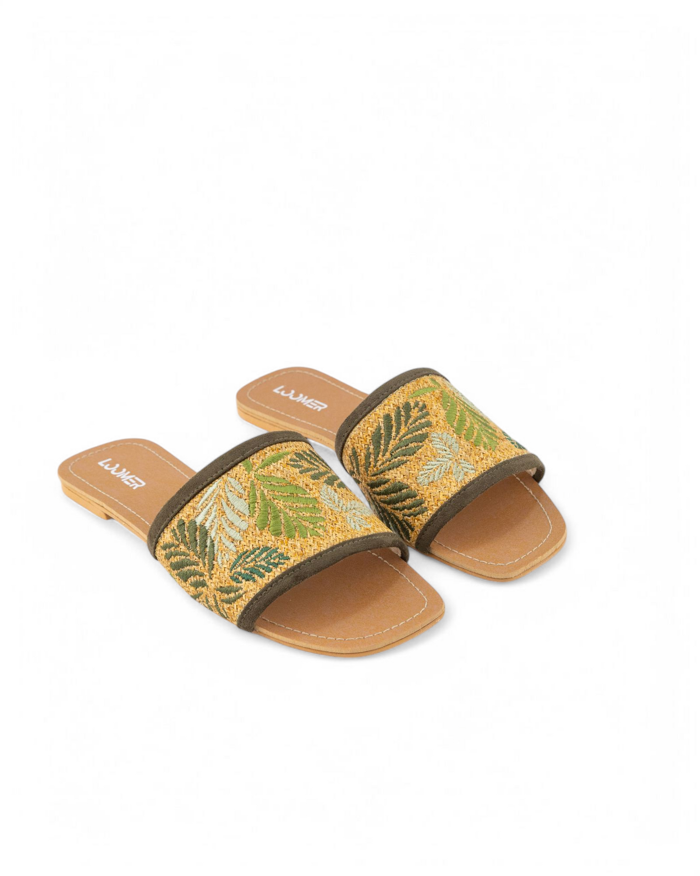 Leafline Slides - Green