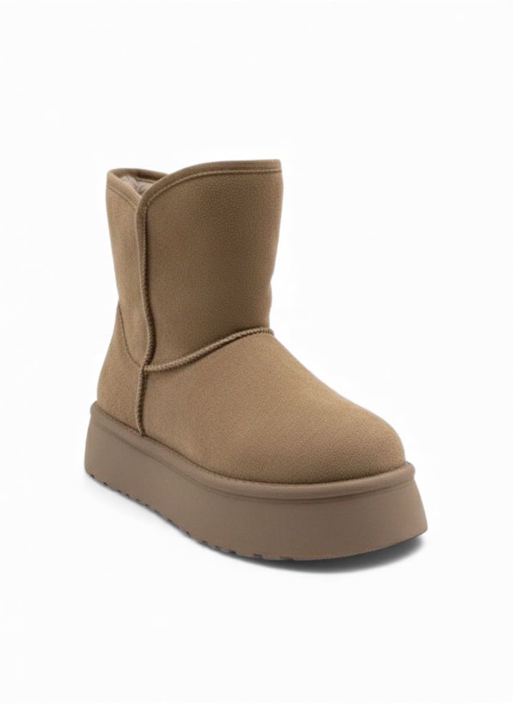 Cozy Cloud Boots - Beige