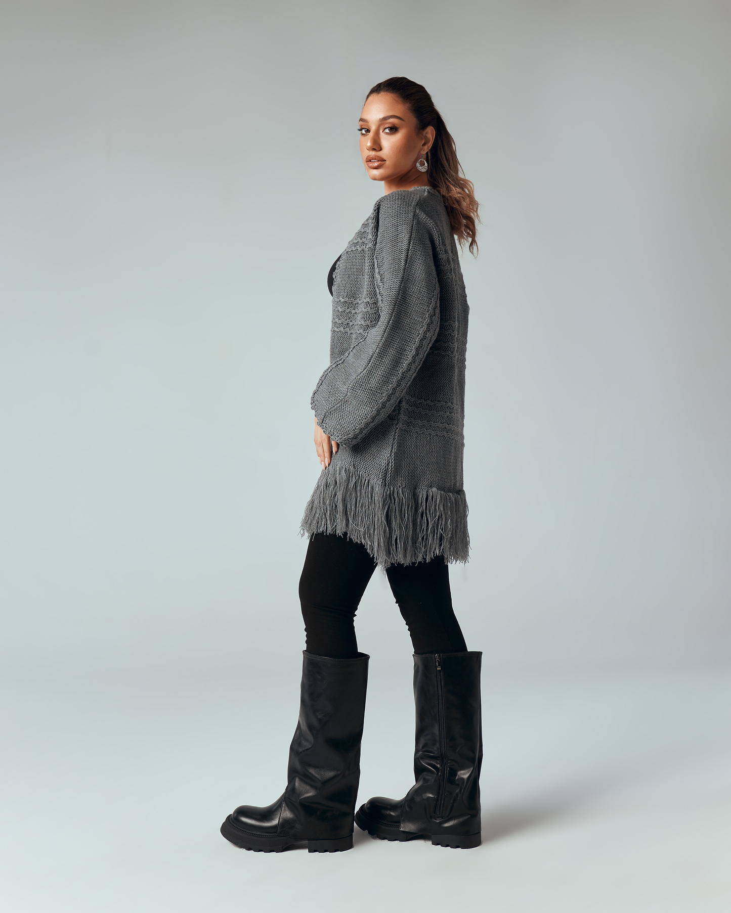 Aria Fringe Cardigan