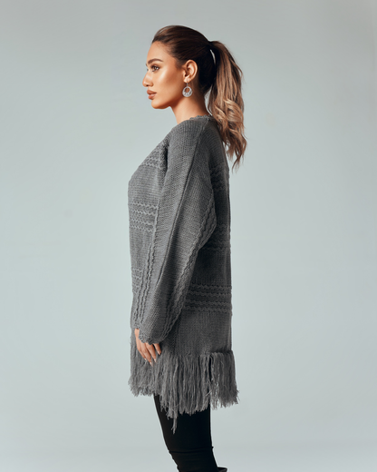 Aria Fringe Cardigan