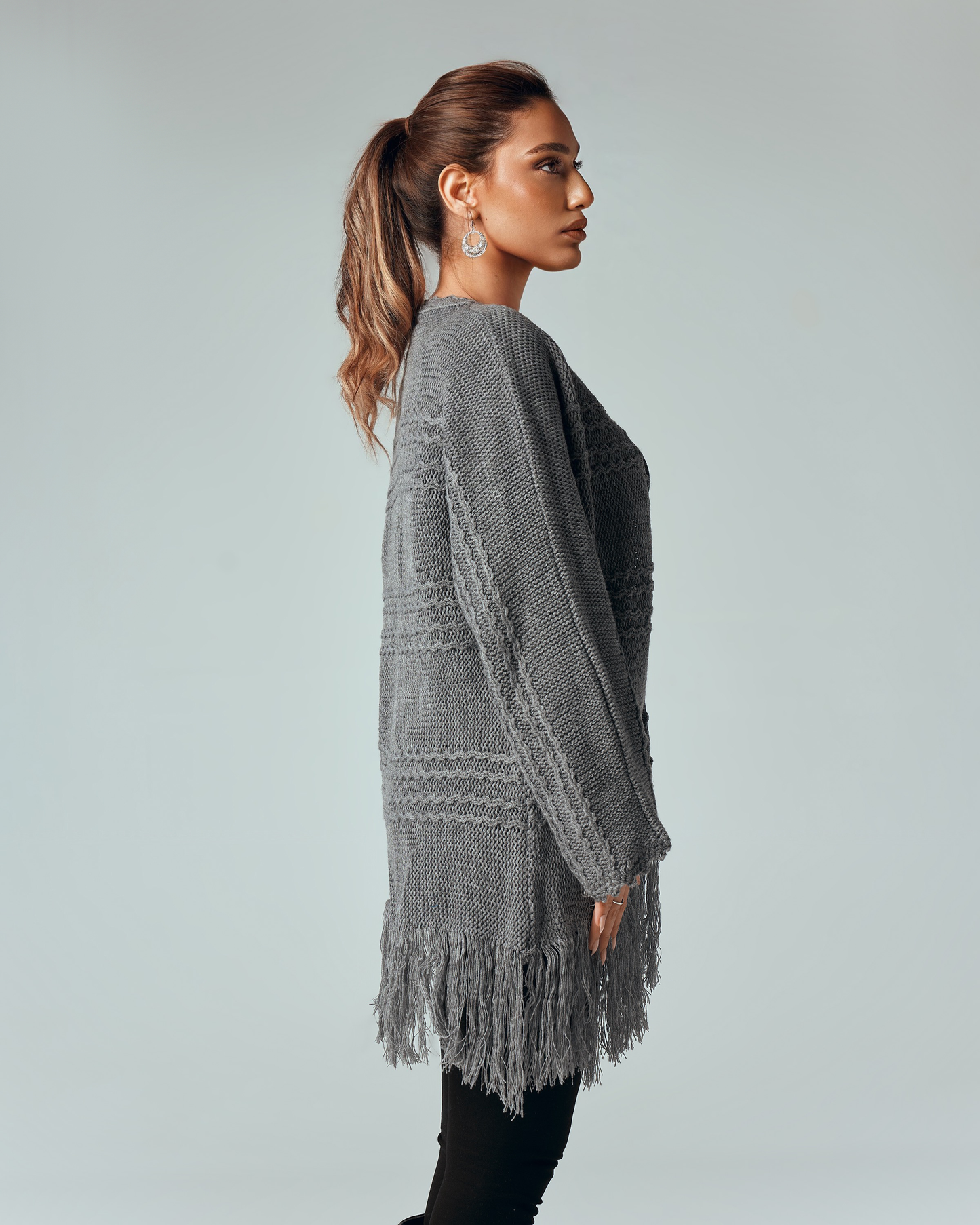 Aria Fringe Cardigan