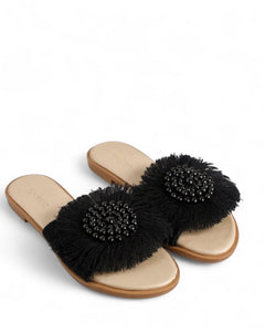 Perlaire Slides - Black