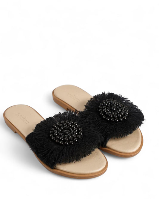 Perlaire Slides - Black