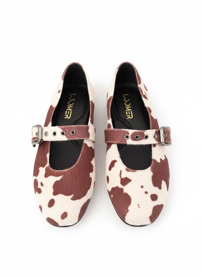 The Cowgirl Flat - Camel * White