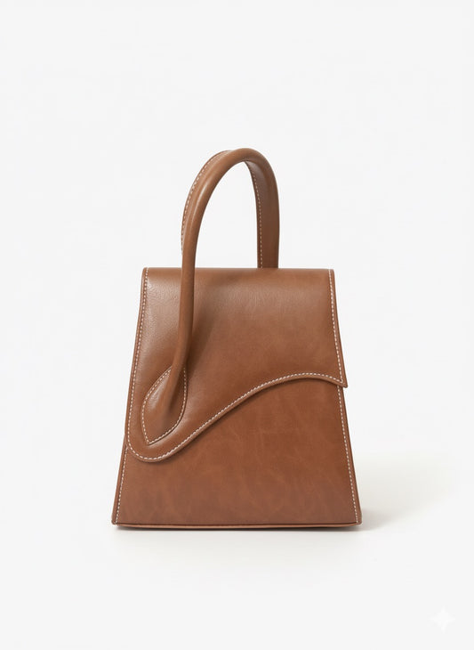 The Lily Top-Handle - Brown