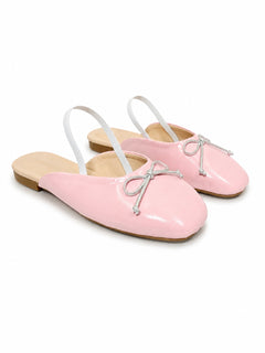 Bella Bow Mule - Pink
