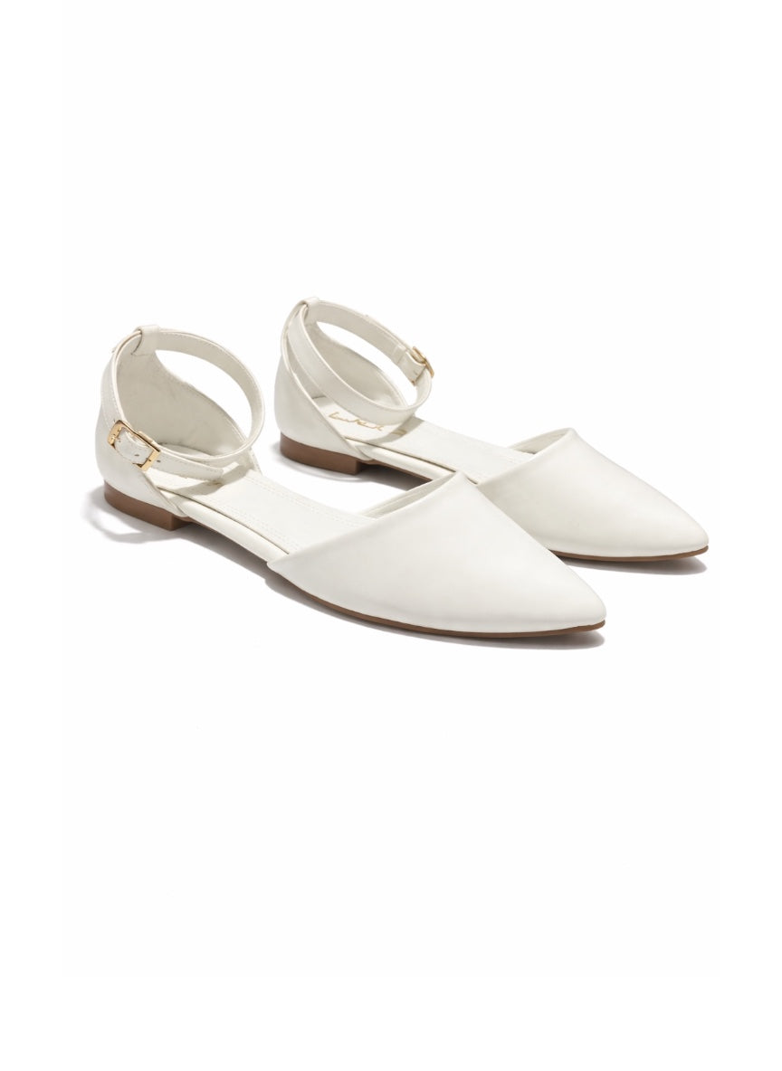 Celine Flats - White