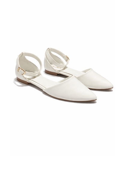 Celine Flats - White