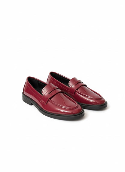 The Gloss Loafer - Burgundy