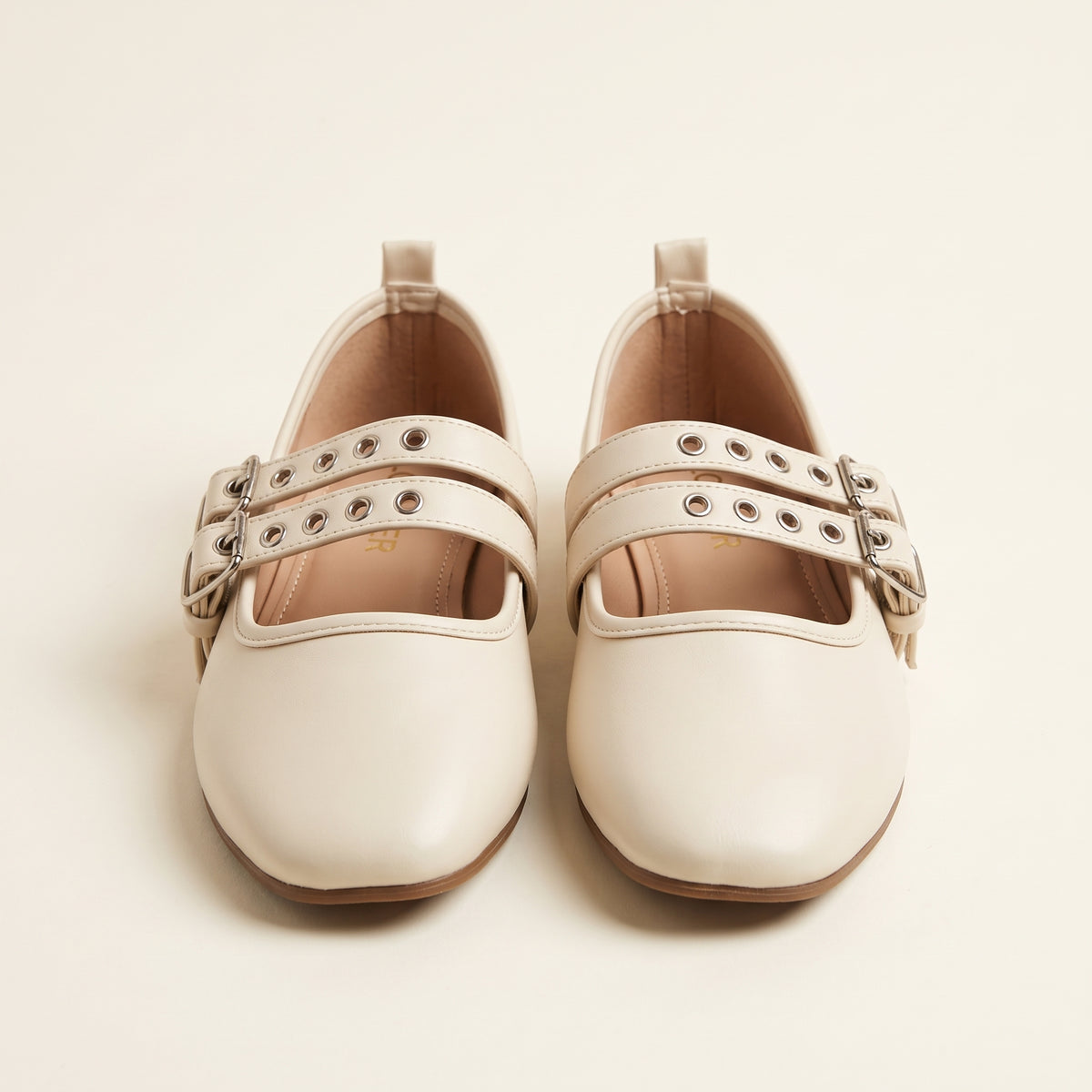 Mira Mary Janes – Beige