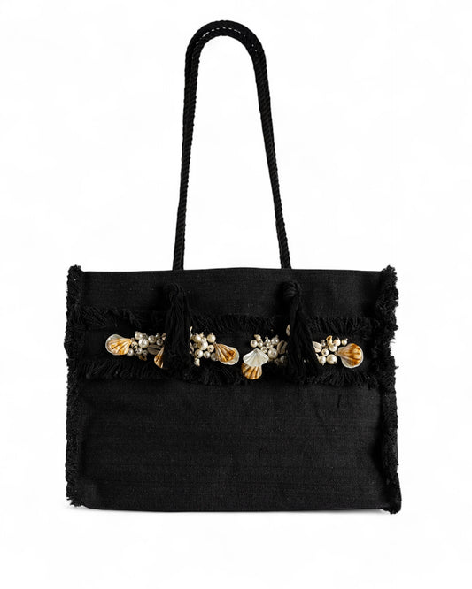 Coral way tote bag - Black
