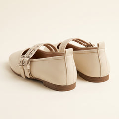 Mira Mary Janes – Beige