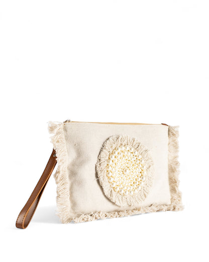 Perlaire Clutch - Creamy