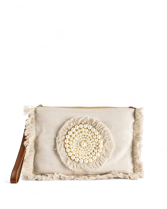 Perlaire Clutch - Creamy