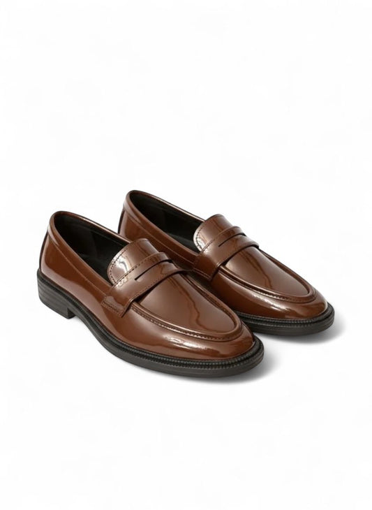 The Gloss Loafer - Chocolate Brown