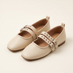 Mira Mary Janes – Beige