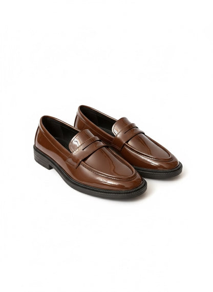 The Gloss Loafer - Chocolate Brown