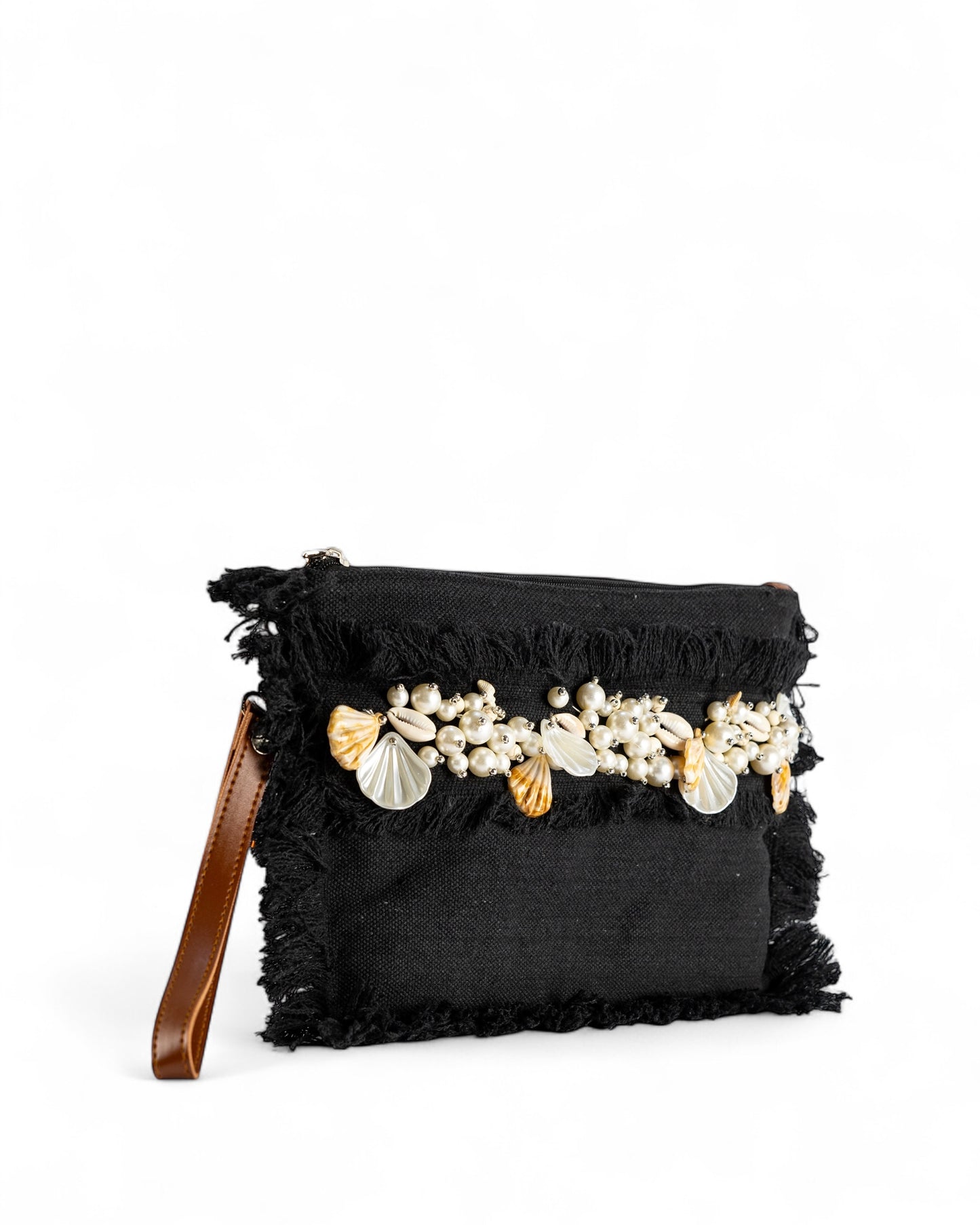 Coral way clutch - black