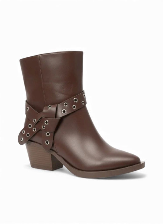 Mila Ankle Boots – Brown