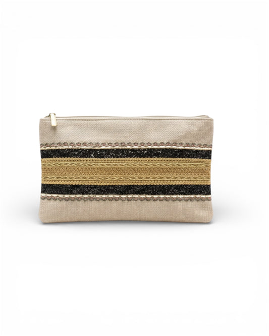 The Sahara Sand Clutch - Black