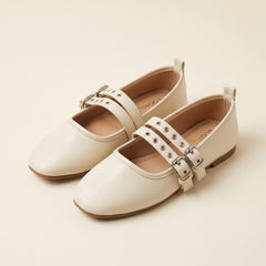 Mira Mary Janes – Beige