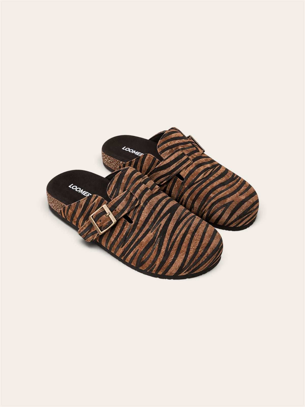 Milo Clogs – Brown Zebra