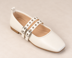 Mira Mary Janes – Beige