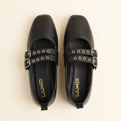 Mira Mary Janes – Black