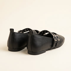 Mira Mary Janes – Black