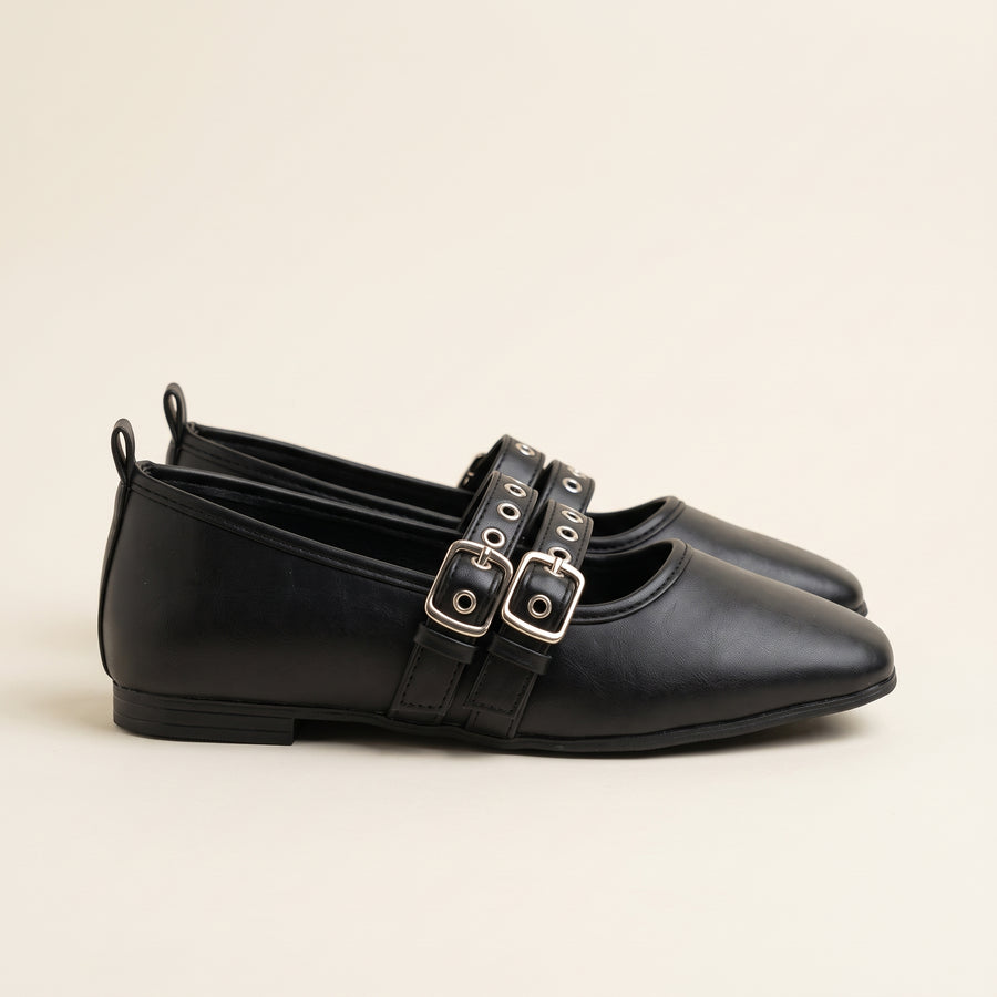 Mira Mary Janes – Black