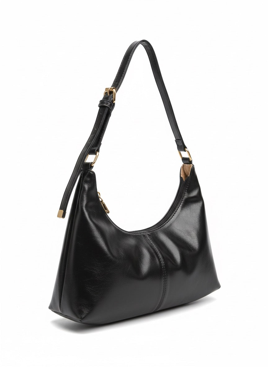 The Willow Shoulder Bag - Black