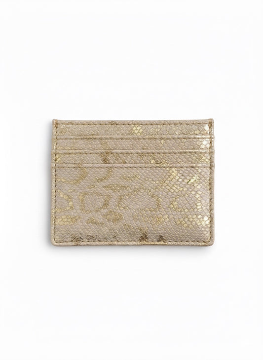 The Python Cardholder- Gold