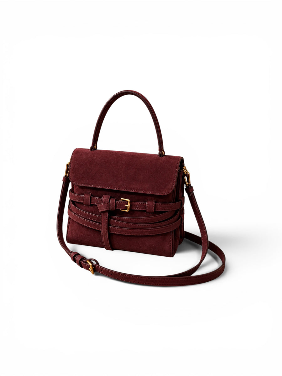 The Satchel - Burgundy