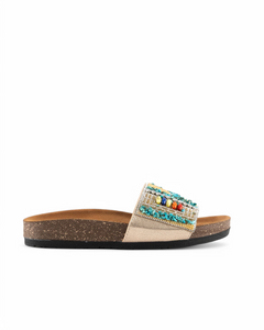 Beaded slides  - Gold