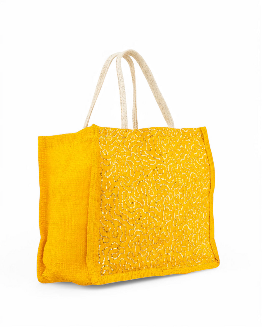 Elva Tote Bag - Yellow